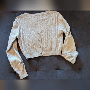 SHEIN Light Gray Button-Up Cardigan (3@20$ Bundle)